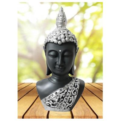 Statue du visage de Gautama Bouddha pour salon, idole de grande taille pour la décoration intérieure, pièce maîtresse de fontaine de jardin, figurine décorative, cadeau