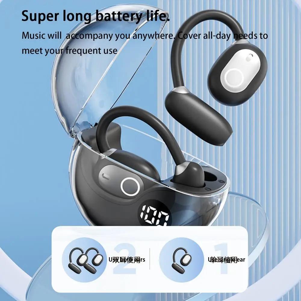 Noise Cancel Wireless Earphones Digital Display Touch Headset HiFi Subwoofer Headphone Low Latency Waterproof