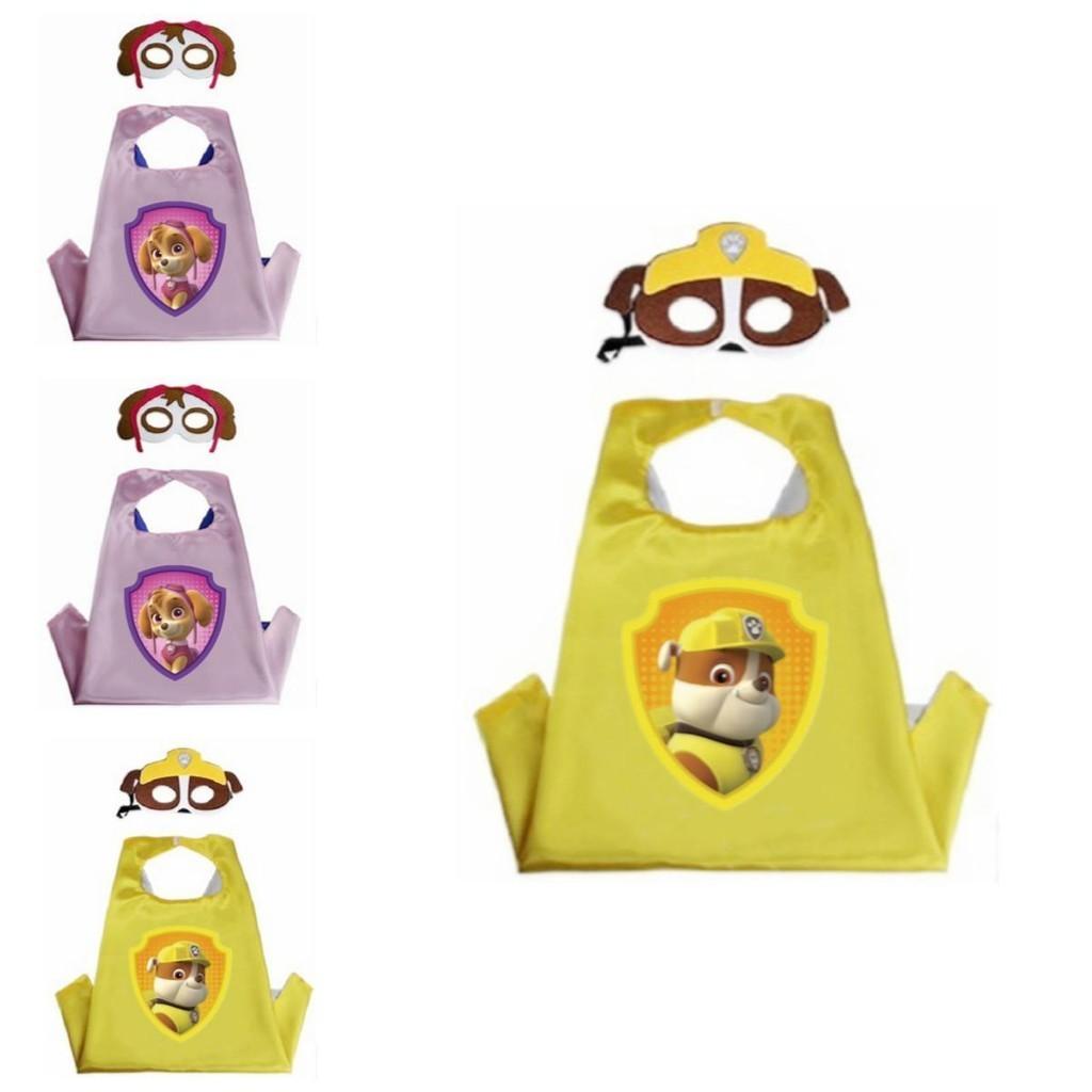 Poutavý kostým pláště a masky Tlapkové patroly pro cosplay na dětské maškarní večírky