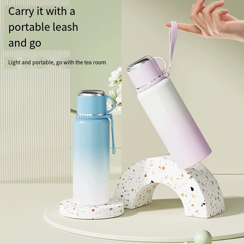 1PC 800ml 316 Stainless Steel Intelligent All-steel Thermos Cup Large-capacity Gift Thickened Water Cup Men's Outdoor Kettle