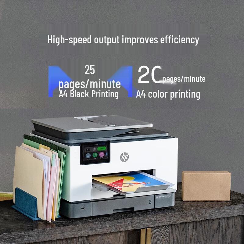 HP 9130 Commercial Color Inkjet All-in-One Printer CN plug (adapter included)