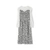 MIXMAX Casual Versatile Temperament Fashionable Age Reducing and Slimming Long-Sleeved Dress