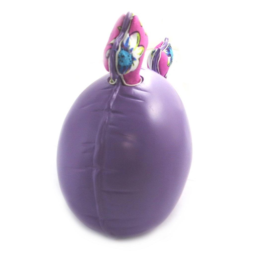 Les Trésors De Lily [N0903] - Resin 'Whale' Money Box Purple - 21x14x9 Cm