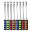 1.2m Telescopic Stainless Steel Flagpole Adjustable Flexible Handle with Ergonomic Grip, Lightweight Portable Teacher Pointer for Classroom, Tours
