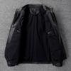 Casual Men Leather Jacket Thin Soft Cow Leather Black Brown Standard Collar Men's Short Coat Spring
