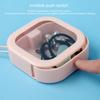Hair Tie Organizer Portable Travel Qtip Holder Hair Accessories Storage Box Hair