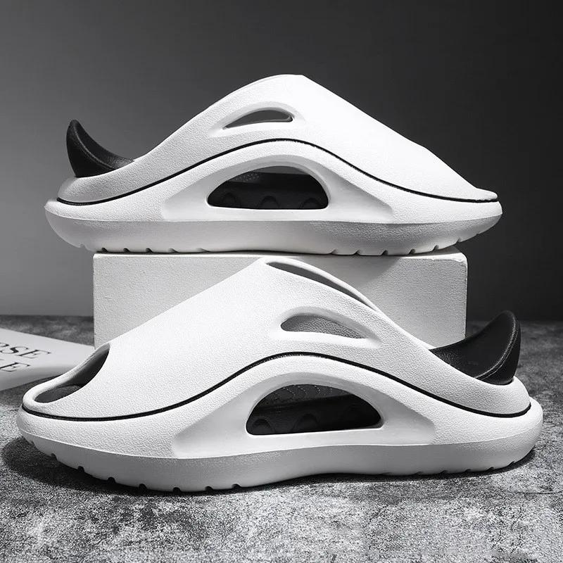 Fashion Fun Tongue Slippers Men's Women Designer Slides Summer Tenis Luxury Shoes Slippers EVA Soft Mules 1 Slides Light Beach