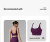 Women's Color Block Sports Bra with Chest Pads - U-Shaped Back Yoga Tank 2026