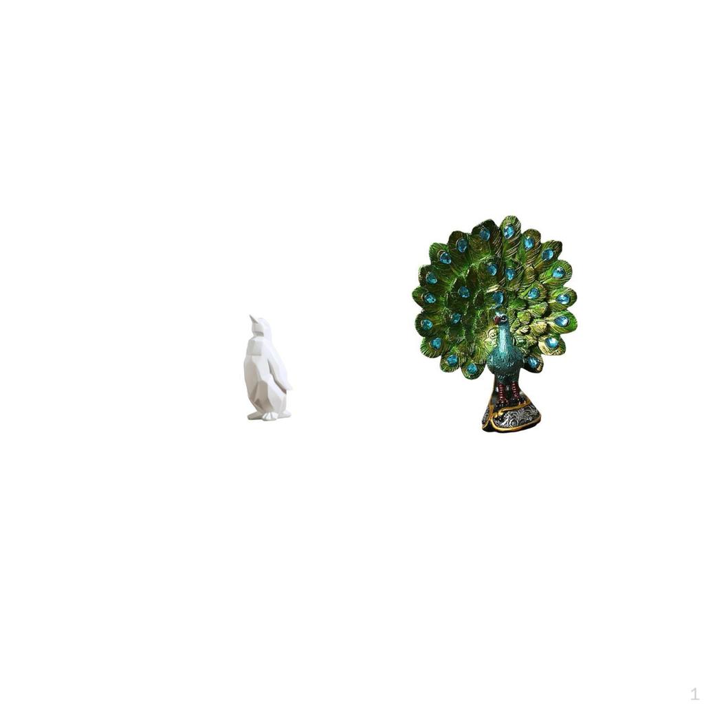 Elegant Resin Animal Sculpture Collection for Housewarming Tabletop Bedroom Office Living Room