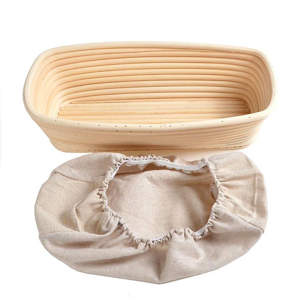 Bread Banneton Proofing Baskets Sourdough Bread Baking Supplies Oval Sourdough Bread Proofing Bowls Bread Baskets For Professional Home Bakers Oval 17 basket + cloth cover