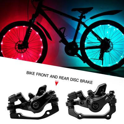 Kit d'étriers de vélo en métal, Kit de freins à disque avant et arrière, pièces de bicyclette pour vtt et vélo de route