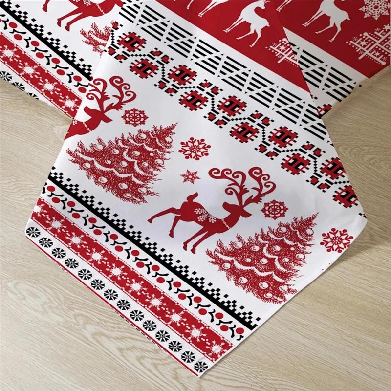 Christmas Duvet Cover Set Snowflake Red Elk Reineer Tree Queen King Double Bedding Set Twin Single Boys Adult New Gift