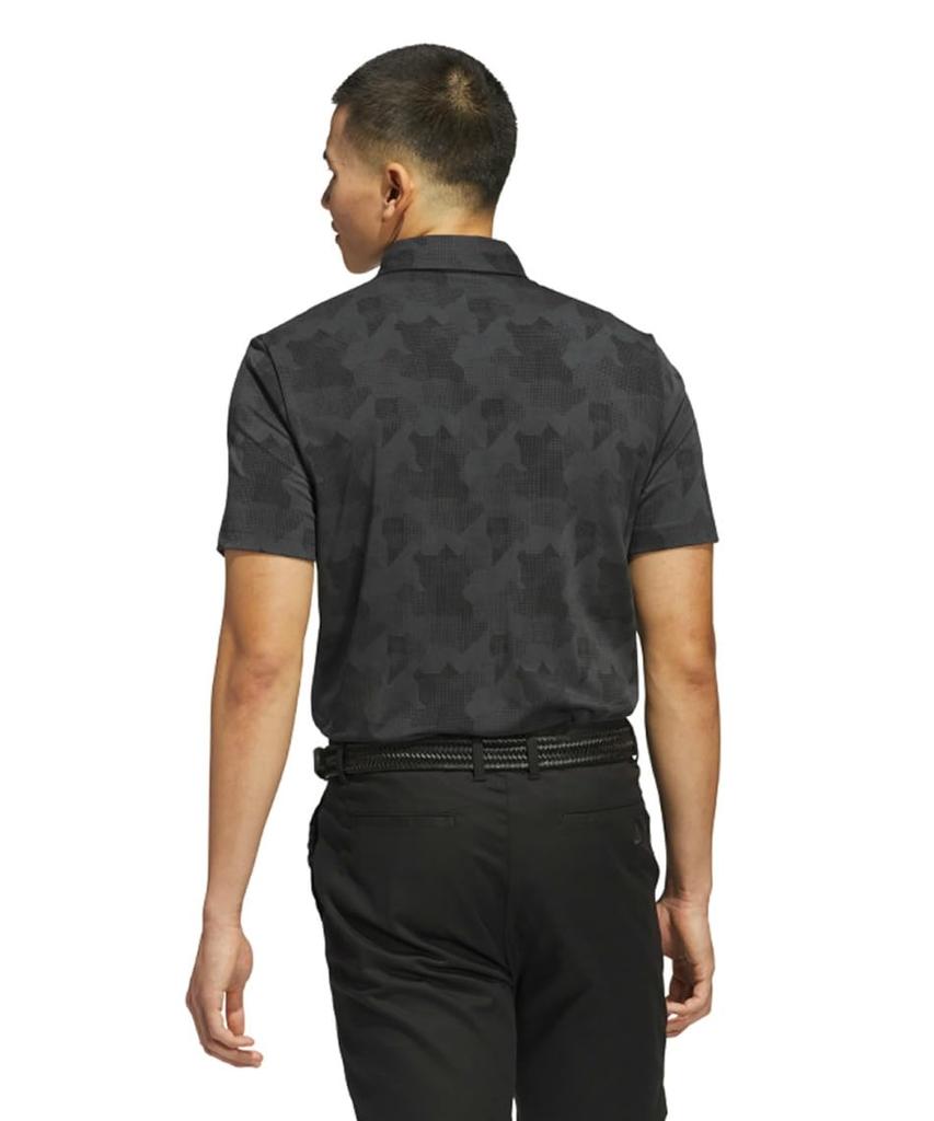 Adidas Golf Beyond the Course Gradient Graphic Short Sleeve Shirt for Navy Men, White/College