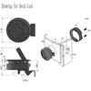 Round Flush Mount Hatch Plastic Handle Flush Marine Latch Cabinet Lift Pull Handle for RV Boat Deck Lock Stainless Steel Custom