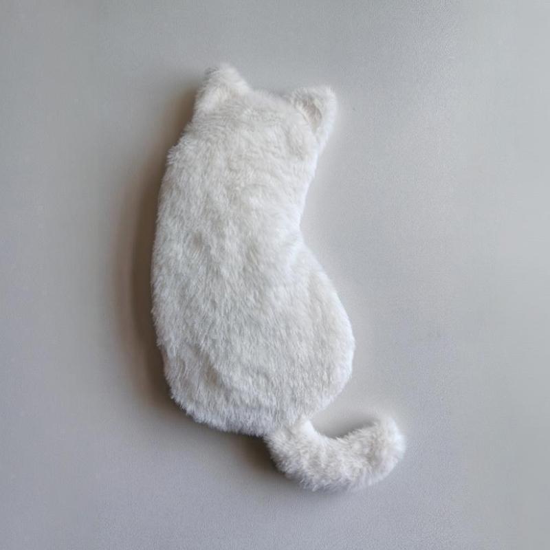 Cute Cartoon Cat Plush Pen Bag Funny Student Animal Pencil Cases Fashion Multiple Colors Available Stationery Storage Bag Gifts