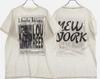 80s LOU REED NEW YORK 80s Lou Reed New York 2 Side White T Shirt Unisex T-Shirt