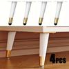 4pcs Coffee Table Support Desk Chairs Nightstands DIY Furniture Metal Legs Adjustable Furniture Table Legs for Sofa TV Cabinet