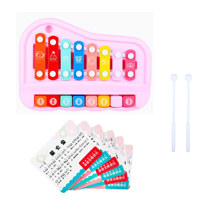 Children's Knock On Piano Environmental ABS Colorful Kid Music Educational Toy