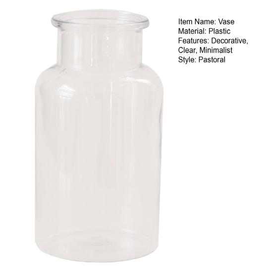 Yousheng Small Vases for Flowers, Mini Clear Glass Bud Vases, Mini Flower Vase for Wedding Table Centerpiece Home Decor,