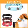 High-quality Leather Dog Collar With Punk Skull Design Ideal For Casual And Stylish Dogs Various Sizes And Colors