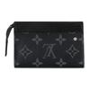 LOUIS VUITTON Voyage Monogram Canvas Zipper Pouch Regular Men's Black