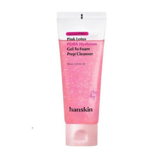 Hanskin Arahongryeon PDRN Gel-to-Foam Prep Cleanser Deep Cleansing & Skin Barrier Care 110ml