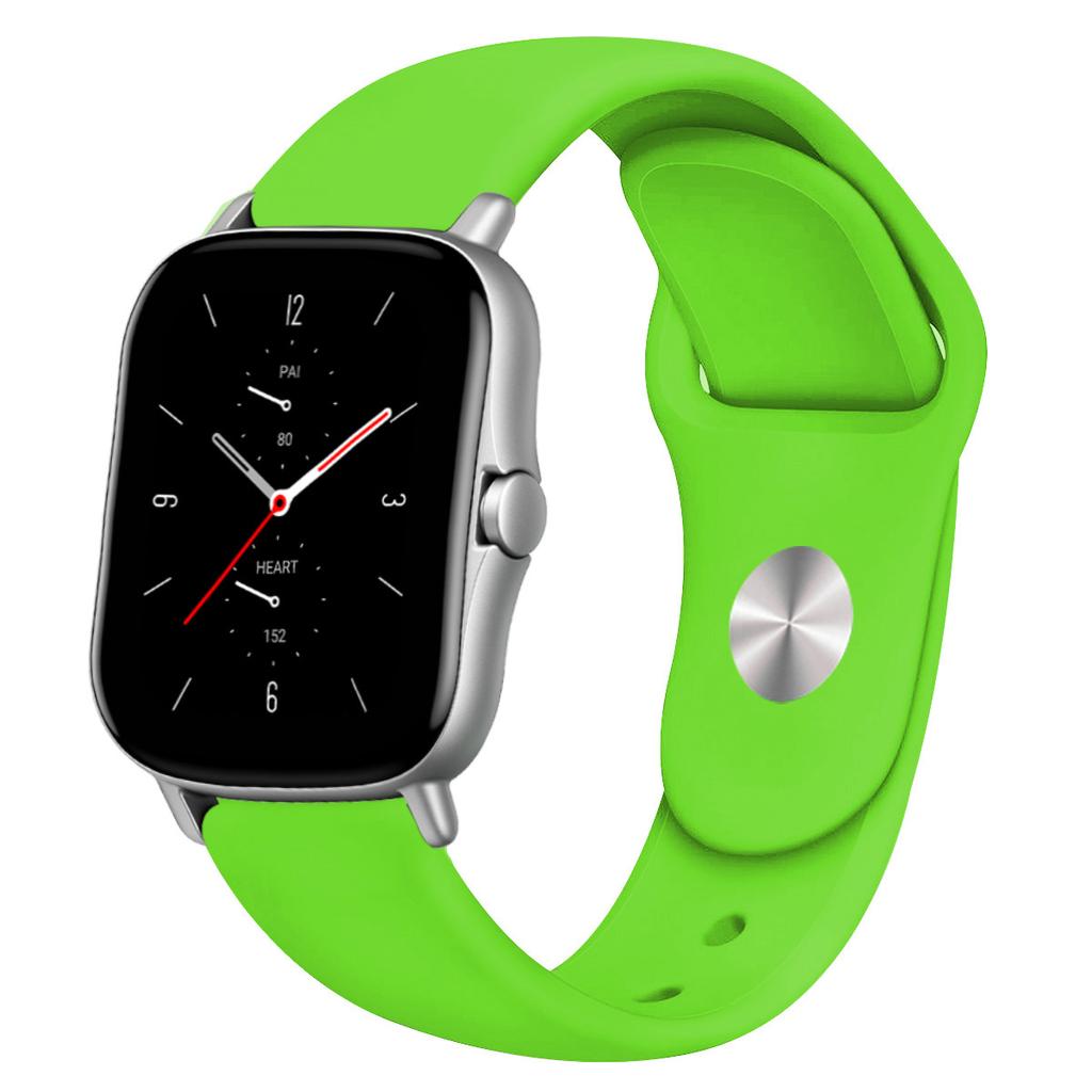 20mm/22mm Klockarmband För Amazfit GTS 4/3/2/2e/Mini/GTR 42mm/GTR 4/3 Pro Silikonarmband Amazfit helio/balance 2 bip 5 6 band