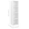3 piece TV cabinet set white particleboard