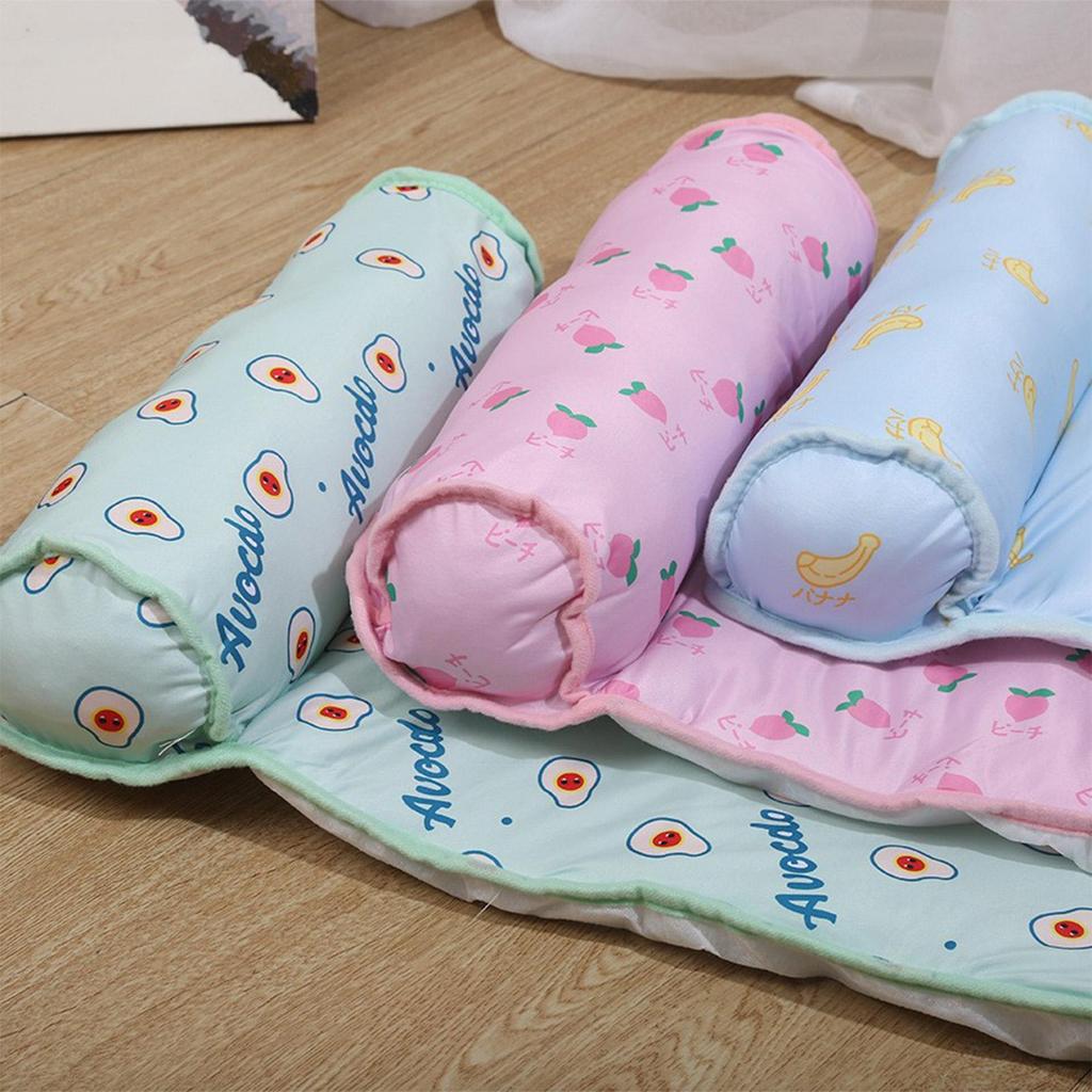 Kühlendes Hundebett Sommerkissenmatte für Hunde Katze Eis-Seide Kühlkissen atmungsaktive Sommer-Haustierkühlmatte Waschbare Schlafmatte