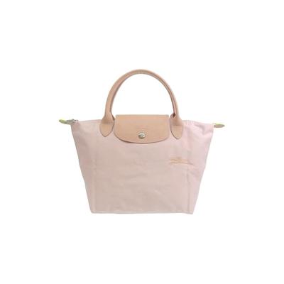 Le Pliage Green Canvas mit Leder Knödeltasche, Ein Schulter Handtasche Klein Damen Kirschblüten Rosa
