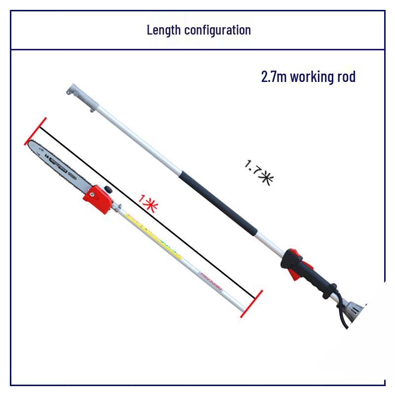 Aokedu Gasoline High-Branch Pole Saw & Pruner