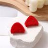 10Pcs Furry Kitten Ears Charm Sewing Plush Ears Appliques Assorted Color for Hair Accessories Clothing Embellishments