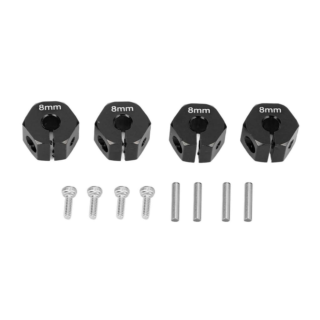 Hex Wheel Hub Adapter 8MM Thickness Aluminum Alloy Long Lasting 4.0mm Hole for SCX10 CC01 WRAITH 900