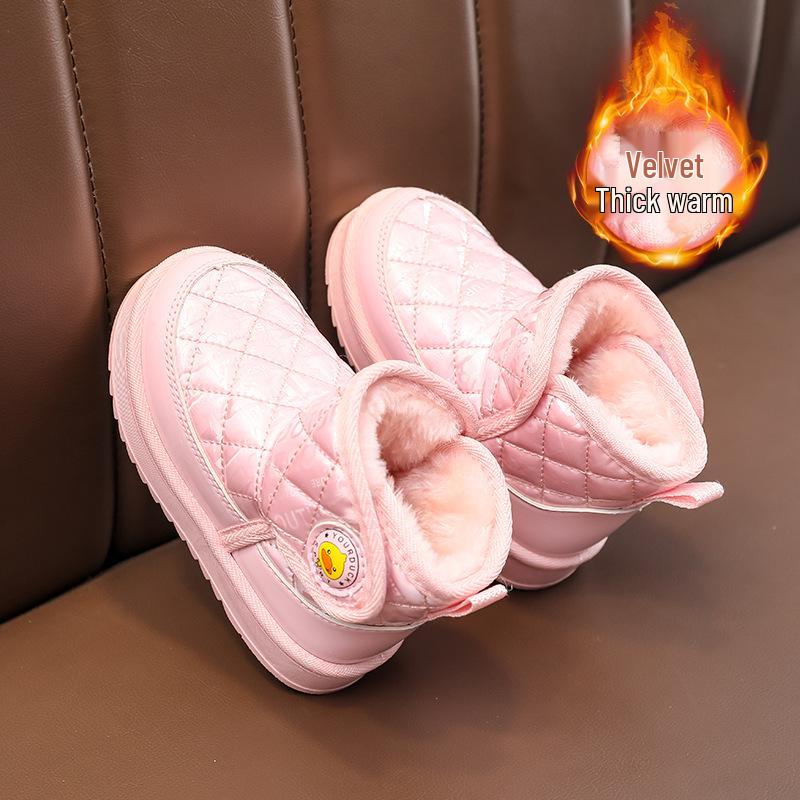 Winter 2026 Unisex Baby Velvet-Lined Waterproof Non-Slip Snow Boots