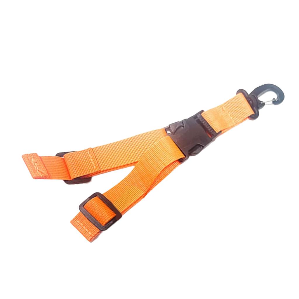 Scubas Diving Fin Mask Holder with Swivels Clip Diving Flipper Keeper Quick Releases Buckle Webbing Strap for Diving