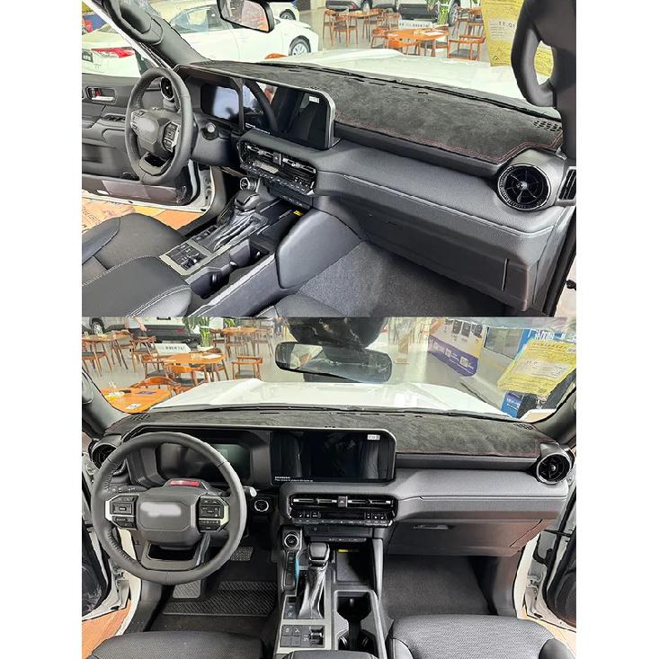 For 2024 2025 Toyota Land Cruiser Prado Dashmat Dashboard Cover Trument Panel Sunscreen Protective Pad Dash Mat Ornaments