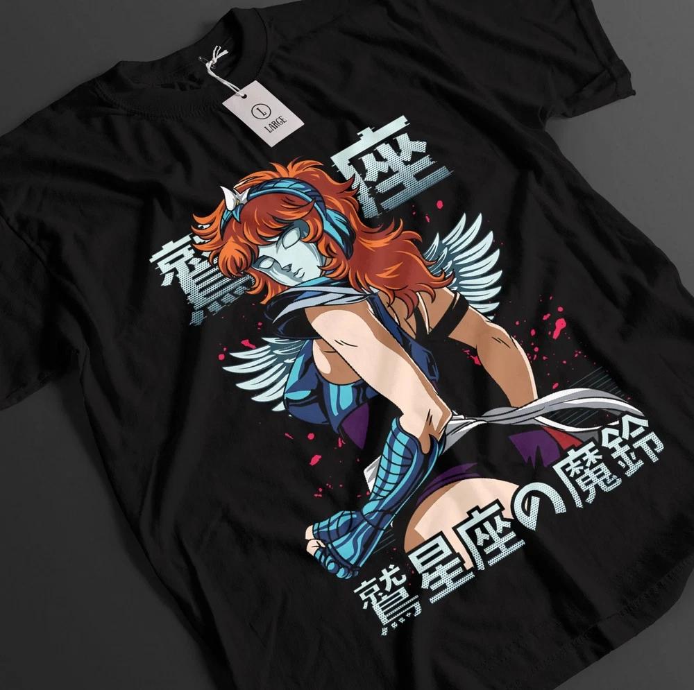 Saint Seiya Shirt Marin Tshirt Hyoga TShirt Shun Anime Graphic Tee S