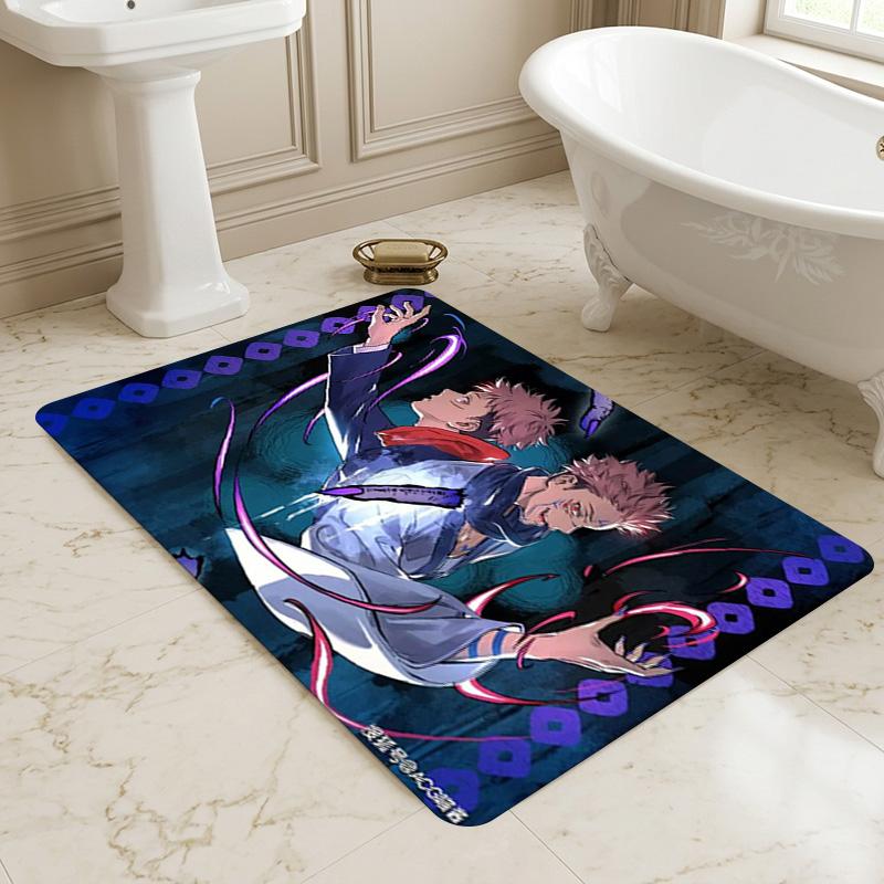Jujutsu Kaisen Living Room Nonslip Area Rug Soft Carpet For Bedroom Game Playroom Sofa Office Home Decor Doormat Christmas Gift C9302177