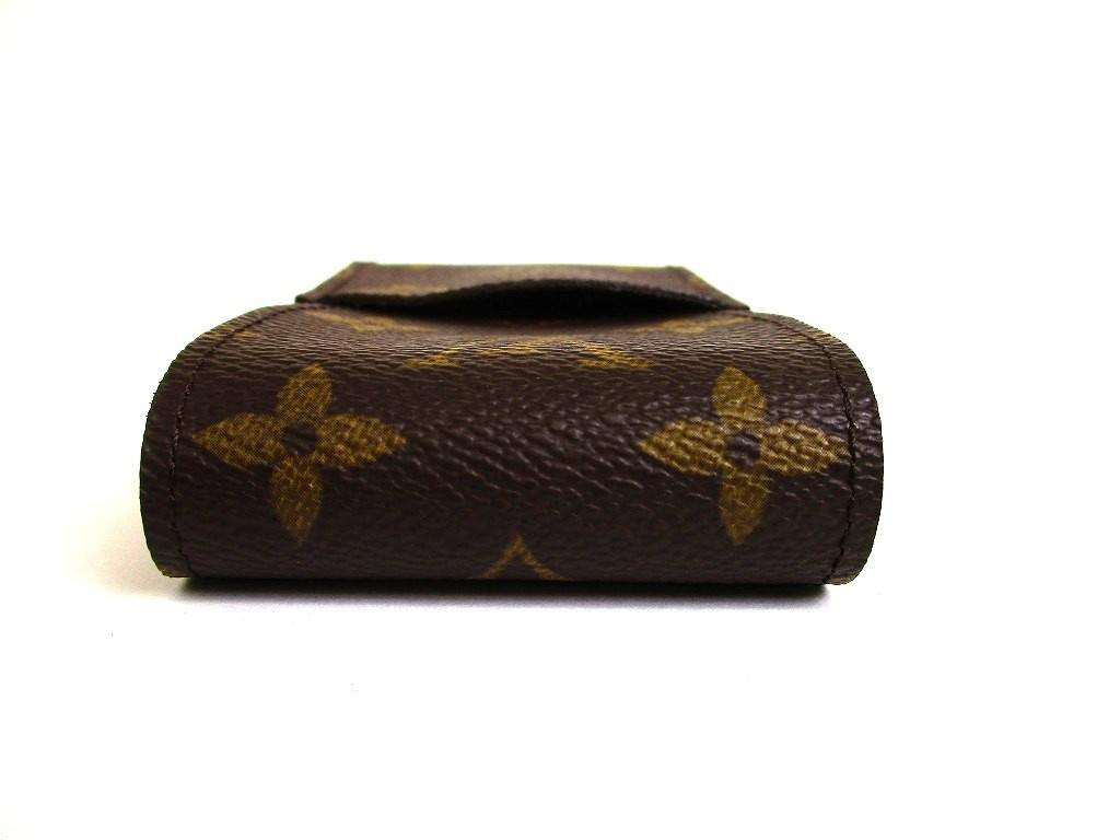 Authentic LOUIS VUITTON Monogram Leather Brown Cigarette Cases #b130  Open box