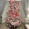 26cm Xmas Tree Ribbon DIY Craft Christmas Flower Wreath Mesh  Gift Package
