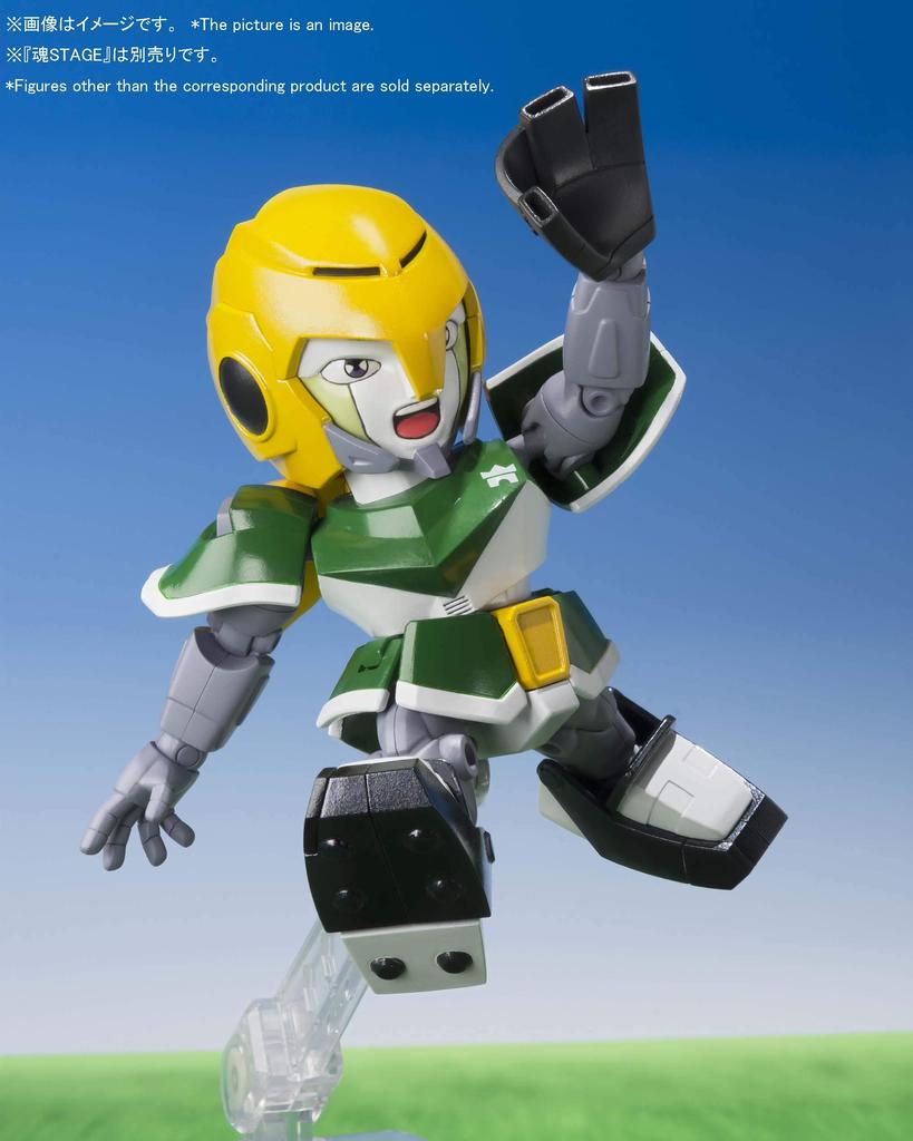 TAMASHII NATIONS Chogokin Iron Leaguer Mach Indy Goldfoot 80mm Diecast PVC ABS Pintado Figura Móvel & Aprox. & &
