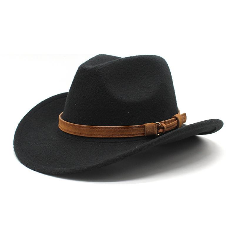 Western Cowboy Hat With Satin Weave For Men And Women Summer Winter Sun Protection