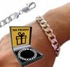 Women' Silver Bracelet 925 SILVER FULL ARMOR 20cm + FREE