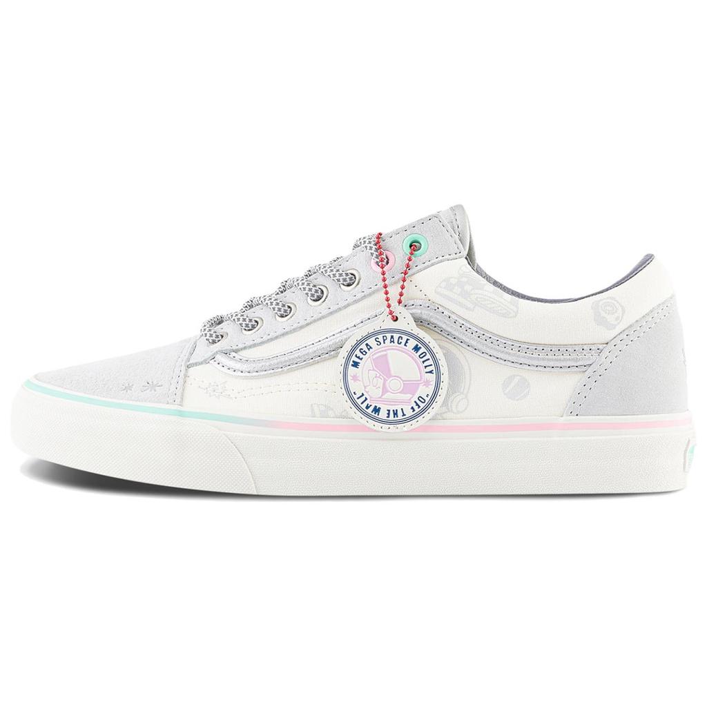 Space Molly x Vans Old Skool Réfléchissant Guimauve Baskets Unisexe Gris Guimauve-Blanc VN000E9TBP1