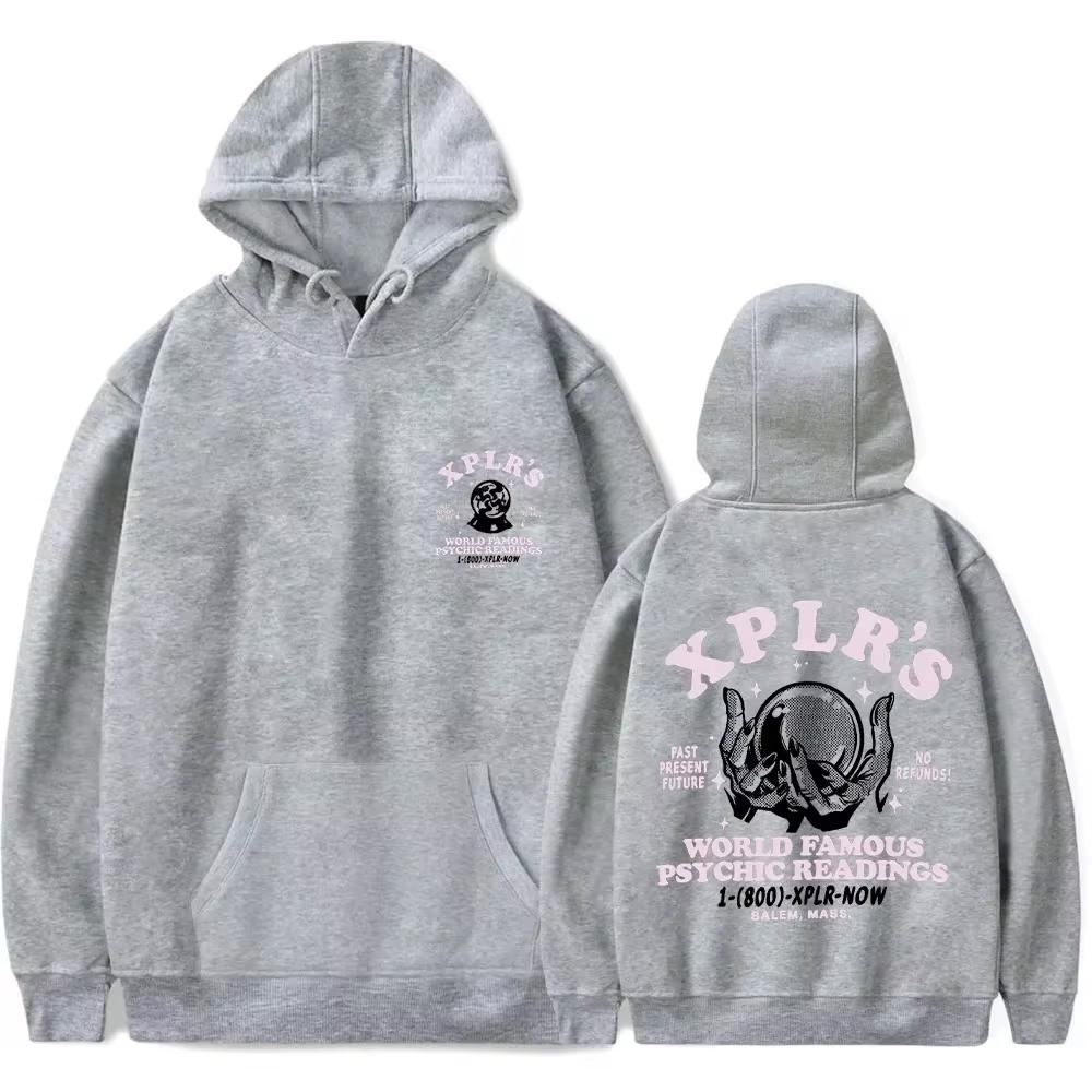 XPLR CFD Logo Stampato Sam and Colby Merch Felpe Uomo Donna Unisex Hip Hop Oversize Casual Tuta Felpa Harajuku YK2 Top