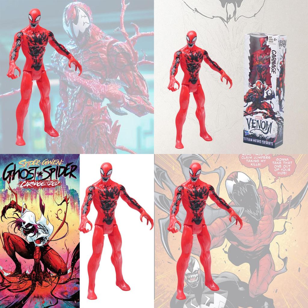 Marvel Venom Spider-man Massacre 12-inch Posable Action Figure Toy Gift