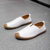Summer Plus Size Men's Leather Shoes Simple Oxford Sole Casual Shoes Comfortable Soft Sole Lightweight Non-Slip Loafers