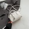 Black Pu Leather Bag Women Korean Style Fashion Mini Crossbody Phone Bag Red Handbag Day Clutch Boston Bag Sac A Main Pink