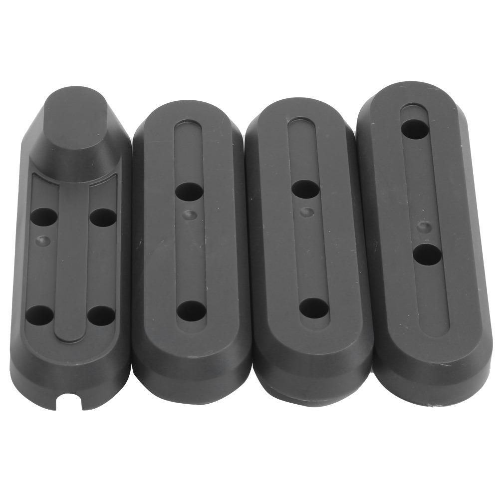 

1 Set Night Reflective Scooter Wheel Hubs Cover Plastic Protective Shells for M365 Front Rear Wheel чёрный