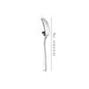 304 Stainless Steel Western Cutlery: Angled Handle Steak Knife, Dessert Spoon, and Fork Set